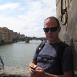 Being a Geek on The Ponte Vecchio in Florence, Italy