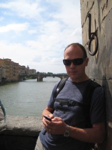 Being a Geek on The Ponte Vecchio in Florence, Italy