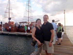 Boarding the Romance Cruise, Cancun, Mexico