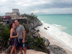 Caribbean Coast at Tulum, Mexico