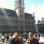 Enjoying a Beer in Brussels