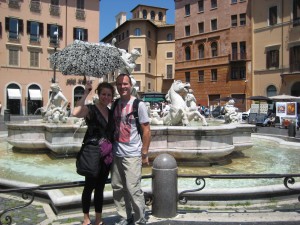 Fountain in Rome, Italy