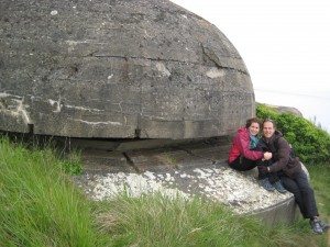 German Bunkers along the Atlantic Coast near Royan, France