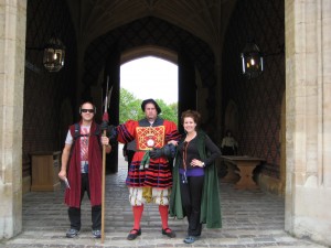 Guests to Hampton Court Palace, Near London, UK