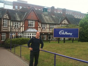 I enjoyed chocolate at the Cadbury factory in Bournville, UK