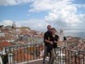 Lisbon Portugal from up high