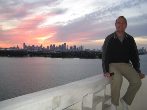 Miami Skyline from Our South Beach Apartment