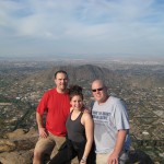 On top of Camel Back Mountain, Phoenix, Arizona
