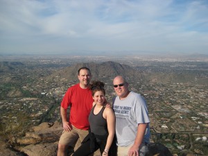 On top of Camel Back Mountain, Phoenix, Arizona