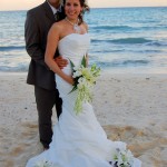 Our wedding day at Pepit Lafite's, Mayan Riviera