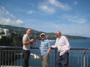 Sorrento, Italy with Gino and Bruno