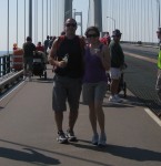 Walking the Mackinaw Bridge, 5 miles long!