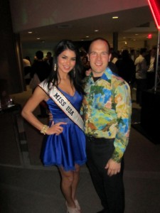 Supporting the Wounded Soldiers at a Benefit with Miss USA Rima Fakih