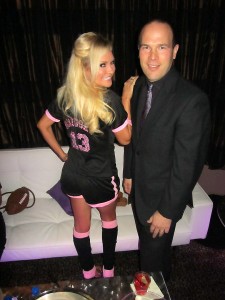 Super Bowl XLV with Bridget Marquardt